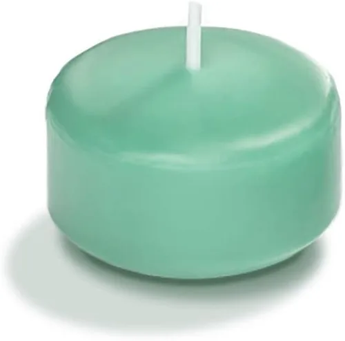 Miniatura 76 de yummi Caja de 18 velas flotantes color rojo rubí de 3 pulgadas