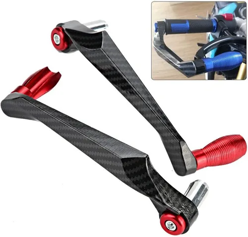 Miniatura 2 de Aramox Protector universal del manillar de la motocicleta de 7/8 pulgadas, protector de manillar de freno de aleación de aluminio de alta densidad