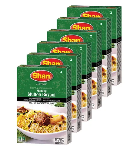 Miniatura 89 de Shan Korma Recipe and Seasoning Mix 1.76 oz (50g) - Spice Powder for Traditional Meat in Yogurt Sauce - Suitable for Vegetarians - Airtight Bag in a