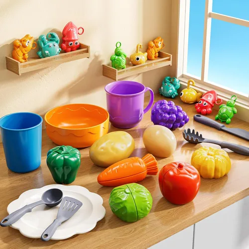 Miniatura 7 de Mesa de Agua para Niños Pequeños 1-3 - Fregadero de Juego para Niños con Bomba y Agua Corriente, Mesa de Agua para Niños de 4-8 Años