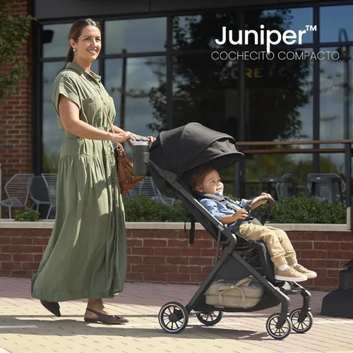 Miniatura 2 de Britax Juniper - Cochecito compacto para llevar, sistema Fastpack sin esfuerzo con RapidFold de una sola mano, portátil y ligero para viajes, asa
