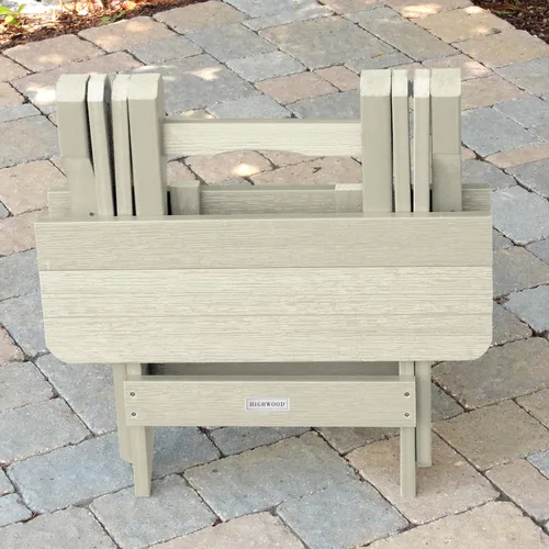 Miniatura 4 de highwood AD-TBS1-WAE Adirondack - Mesa auxiliar plegable Whitewash Encalar
