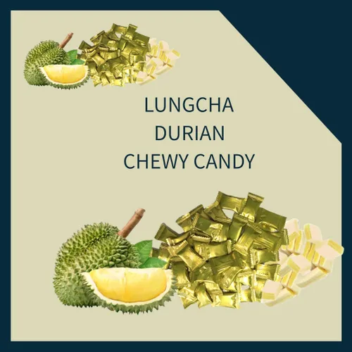 Miniatura 5 de LUNGCHA DURIAN Caramelo de frutas con sabor a caramelo, producto de Tailandia, 3.5 onzas (3.53 oz) (Durian)