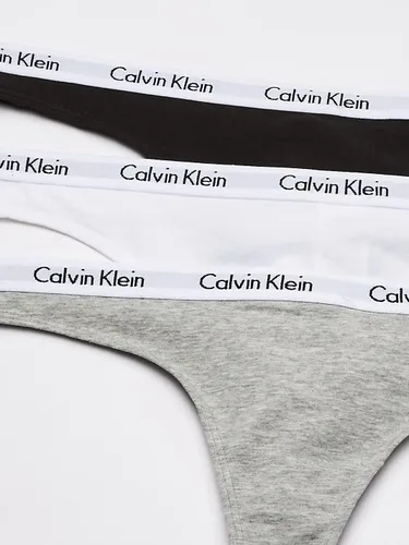 Miniatura 2 de Calvin Klein Women's Carousel Logo Cotton Stretch Thong Panties, Multipack