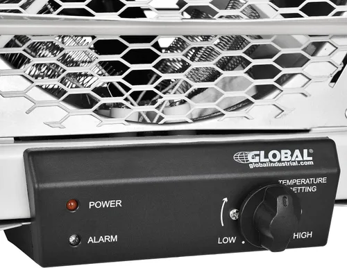 Miniatura 3 de Global Industrial Calentador eléctrico de unidad de garaje con termostato, Multt-Watt 1881-5000W, 240V-208V, acabado de capa epoxi gris, montaje