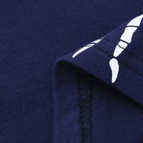 Miniatura 5 de Conjunto de ropa de verano para bebés y niños de 1 a 4 años de edad de manga corta con estampado de dinosaurios