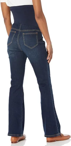 Miniatura 2 de Motherhood Maternity Womens Indigo Blue Secret Fit Belly Basic Boot Cut Jean