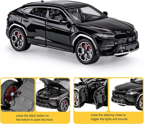 Miniatura 5 de SASBSC Coches de juguete para niños de 3 años o más, juguetes de coches para niños de 3, 4, 5, 6, 7, 8 años, coches para niños de 3 a 8 años, coche