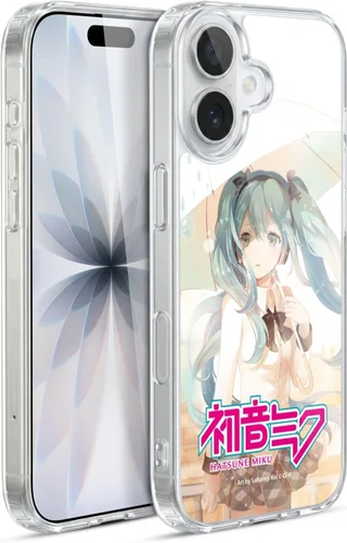 Miniatura 14 de Head Case Designs Licencia Oficial Hatsune Miku Gráficos Lindos Carcasa de Gel [Protección de Grado Militar] Compatible con Apple iPhone 7