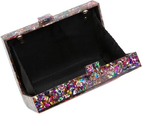 Miniatura 5 de LETODE Bolsos de mano de acrílico, bolso de plexiglás para mujer