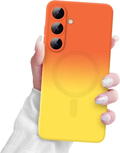 Miniatura 29 de Newseego Funda magnética para Samsung Galaxy S22 5G, funda de silicona líquida suave de lujo, antiarañazos, a prueba de golpes, protector completo