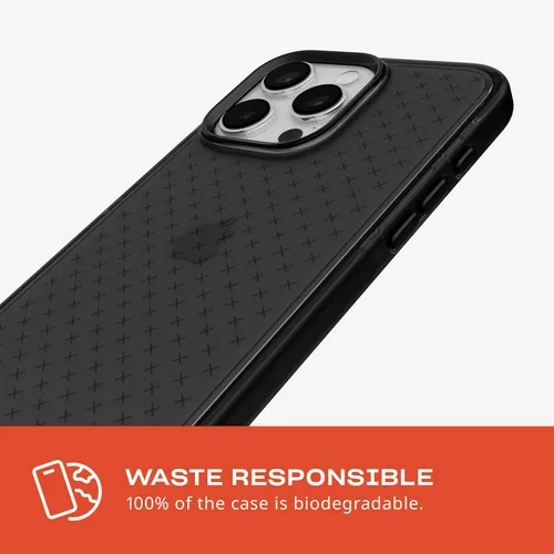 Miniatura 6 de Tech21 Evo Check - Funda para iPhone 15 Pro Max, protección contra impactos, color ahumado/negro