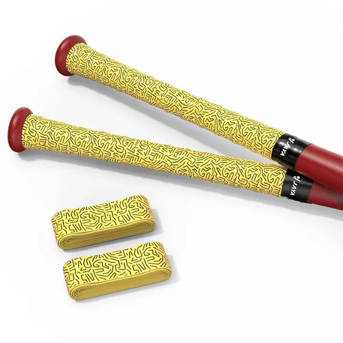 Miniatura 12 de JAYA Paquete de 2 cintas de agarre para bate PU – Envoltura de mango de 1.1mm antideslizante de poliuretano para bates de béisbol y sóftbol