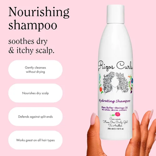 Miniatura 4 de Rizos Curls Wash Day Bundle – Champú hidratante y acondicionador profundo con manteca de karité para cada patrón de rizos 1a-4c – Limpia suavemente