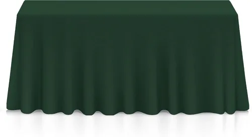 Lann's Linens - Mantel rectangular de tela de poliéster de primera calidad para bodas, banquetes y restaurantes Verde cazador