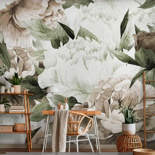 Miniatura 6 de artgeist Mural de pared con flores de 98 x 69 pulgadas, XXL, no tejidas, forro polar, decoración de pared, impresión de fotos, imagen, diseño de #01