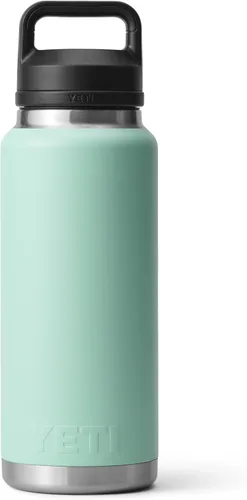 Miniatura 5 de YETI Rambler - Botella de 36 onzas, aislada al vacío, a prueba de fugas, de acero inoxidable con tapón para sorbos Aislamiento al vacío Verde mar