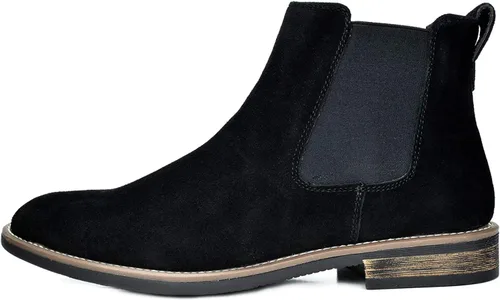 Miniatura 2 de Bruno Marc - Botines tipo Chelsea de gamuza y piel para hombre
