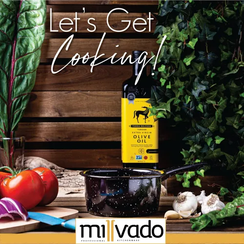Miniatura 3 de Millvado Cacerola de granito de 1 cuarto de galón, ollas naturalmente antiadherentes, utensilios de cocina esmaltados moteados, sartén pequeña