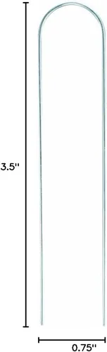 Miniatura 2 de Orbit 65730 - Estaca/grapa de anclaje para tubería de goteo de 1/4 pulgadas, paquete de 10