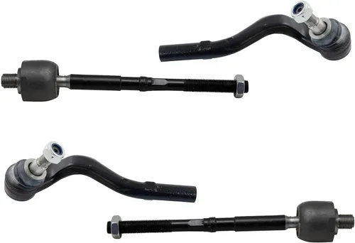 Miniatura 194 de TRQ Juego de barras de acoplamiento delanteras interiores y exteriores de 4 piezas compatible con Jeep Cherokee 1991-2001 y Comanche 91-92