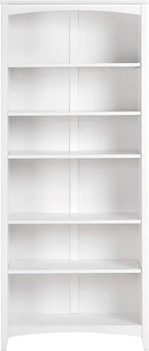 Librero Shaker de Camaflexi, 72 pulgadas, color blanco