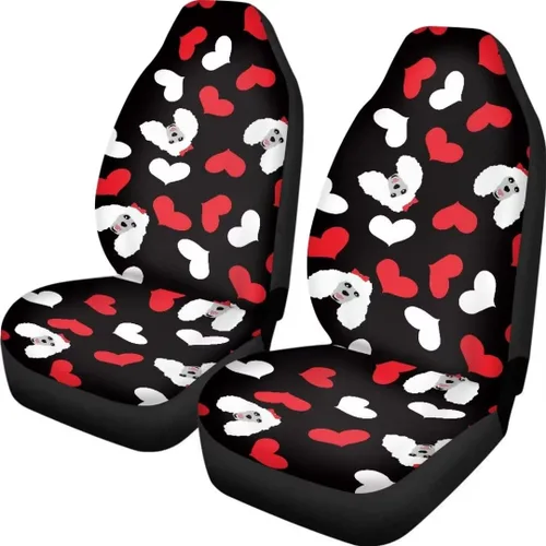 Miniatura 21 de Fundas de asiento de coche con estampado de bandera estadounidense, fundas cómodas para asientos de automóvil, duraderas, ajuste universal