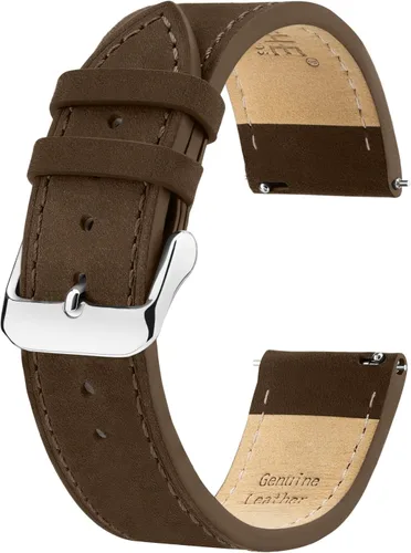 Miniatura 23 de Ritche Correa de reloj de cuero de liberación rápida para hombres y mujeres, correa de reloj de 0.79 pulgadas, 0.78 pulgadas, 0.86 pulgadas