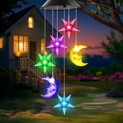Miniatura 12 de Campanillas de viento de Winzwon para exteriores, regalos para calentar la casa para mujeres, regalo nuevo para el hogar para hombres, regalos al