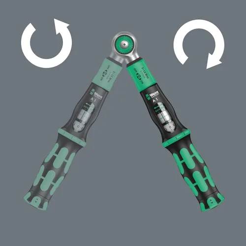 Miniatura 6 de Wera 05075830001 Safe-Torque A 1 juego 1, juego de llaves dinamométricas, accionamiento de cabeza cuadrada de 1/4", 2-12 Nm, 10 piezas