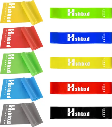 Bandas de resistencia para entrenamiento, bandas de terapia física, bandas elásticas sin látex y bandas de ejercicio para estiramiento, adecuadas