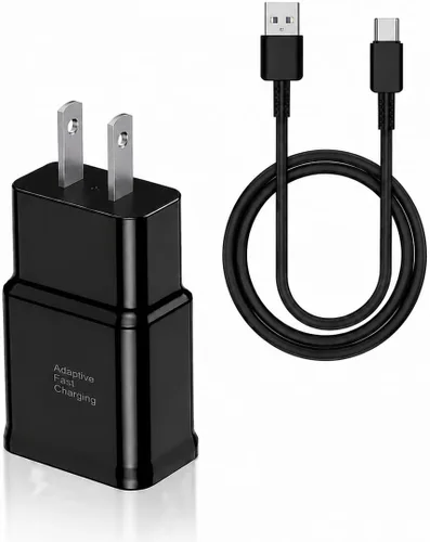 Miniatura 8 de Cargador tipo C de carga rápida, paquete de 2 bloques de carga USB C Android para teléfono y cable de carga de 3 pies, para Samsung Galaxy S8/S9/S10