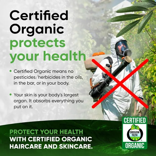 Miniatura 7 de Barra de champú orgánica certificada para cabello seco a normal, romero y moringa para el crecimiento del cabello, aloe y aceite de oliva virgen