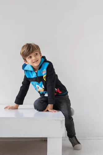Miniatura 5 de SEGA Sonic the Hedgehog - Sudadera de forro polar con media cremallera para niños pequeños y grandes