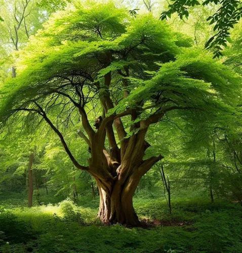 Miniatura 4 de Semillas de árbol Ulmus crassifolia (olmo de cedro), impresionantes colores de exhibición de otoño, semillas de MySeeds.Co, elige