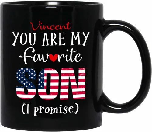 Miniatura 16 de Taza de café personalizada con texto en inglés «To My Son Never Forget That I Love You To Knock You To Knock You Down This Old Wolf Will Have Your