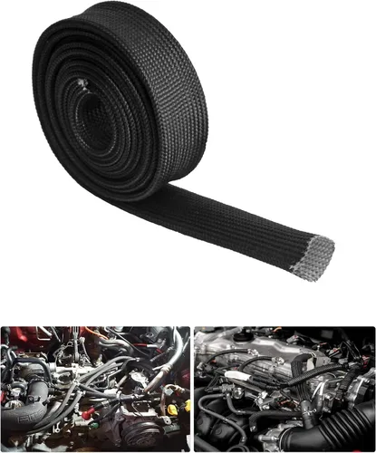 Miniatura 10 de Fuel Line Heat Shield Heat wrap for Wires Fuel line Heat Shield Sleeve Hose Heat Shield Sleeve-Heat Radiant and Prevent Vapor Lock Heat Shield for
