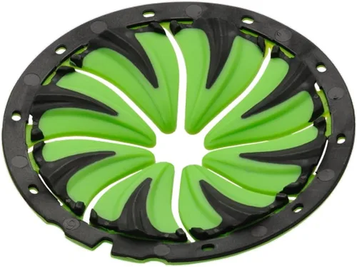 Miniatura 2 de Dye Alimentación rápida del rotor de paintball Dye Tapa del cargador de alimentación rápida del rotor - Negro/Rojo