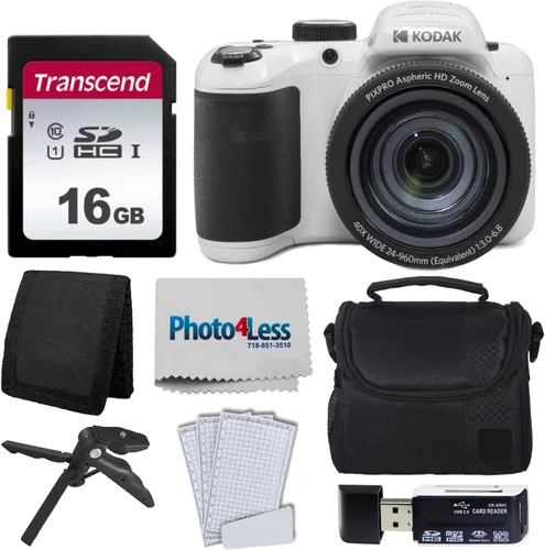 Miniatura 8 de Kodak PIXPRO AZ405 Cámara digital (negro) + tarjeta de memoria de 16 GB + funda de cámara + accesorios - Ultimate Bundle