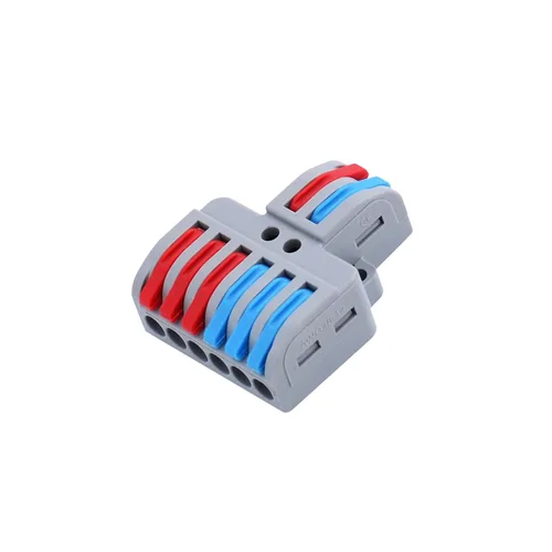 Miniatura 15 de Nineleaf Conectores de cable de palanca, conectores compactos de empalme de alambre en línea, terminales eléctricos modulares reutilizables 1 en 1