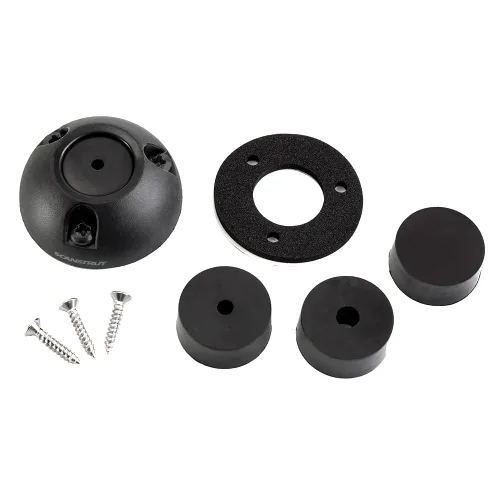 Miniatura 2 de Scanstrut DS21A-P-BLK Conector de sello de cubierta pequeña negra Cables .83 - .165-.35