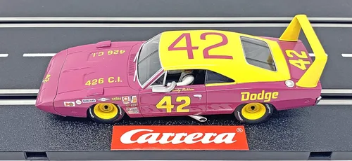 Miniatura 2 de Carrera 30941 Dodge Charger Daytona No. 42 1:32 Escala Digital Slot Car Racing Vehículo Digital Ranura Coche Carreras Pistas