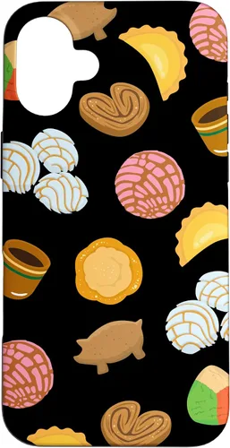 Miniatura 22 de Conchas Pan Dulce Pattern Black Phone Case Latina Gift Case Case for iPhone 17