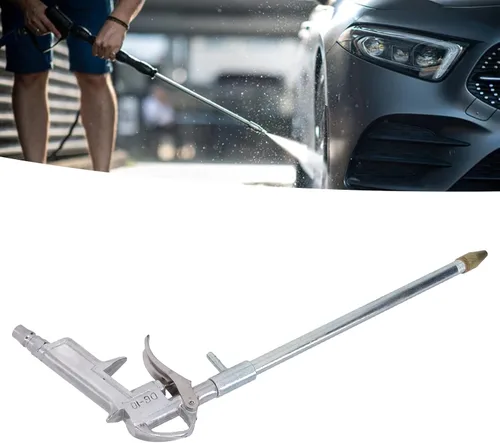 Miniatura 6 de Pistola de soplado de aire industrial, pistola de soplado de aire para compresor con flujo de aire ajustable, accesorios de compresor de aire