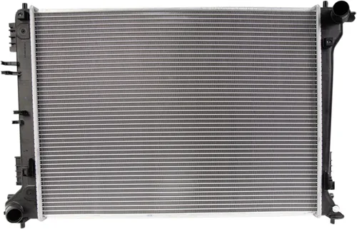 Miniatura 3 de TRQ Radiador de 1 fila de núcleo de aluminio compatible con Hyundai Tucson 2.0L 2016-2018, Tucson 2.4L 2018, Tucson 2.4L 2019-2021, Tucson