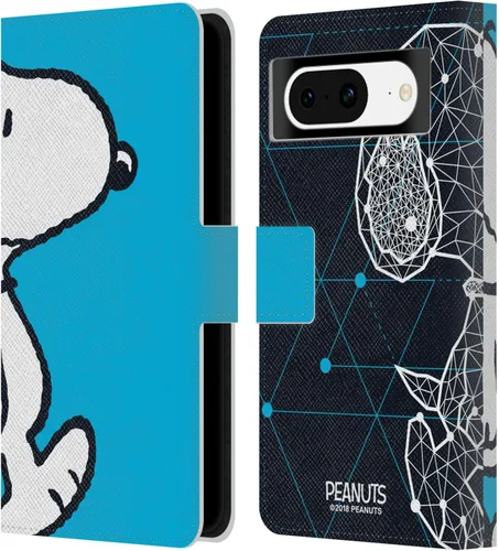 Miniatura 46 de Head Case Designs Officially Licensed Peanuts Snoopy & Woodstock 2 Halfs and Laughs Leather Wallet Case Compatible with Google Pixel 8 Snoopy