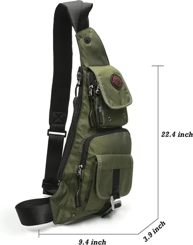 Miniatura 72 de Nicgid Sling Bag - Mochila bandolera para hombre), LYSB01NH075BJ-SPRTSEQIP
