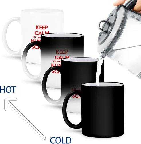 Miniatura 4 de 3dRose Taza "Keep Calm You Will Finish Nursing School", 11 onzas