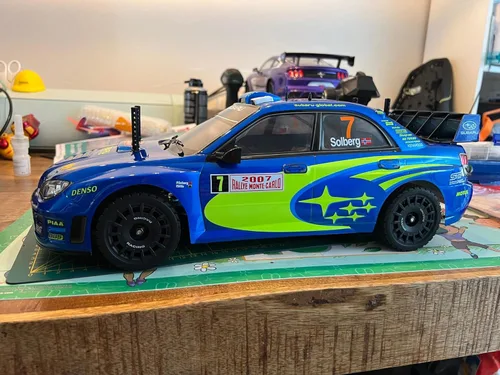 Miniatura 8 de 1/10 Llantas de coche de rally RC en carretera, llantas hexagonales de plástico de 0.472 in, llantas compatibles con autos de carreras a escala 1/10