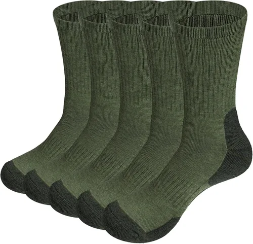 YUEDGE Calcetines deportivos de entrenamiento para hombre calcetines acolchados con mecha de humedad calcetines acolchados de trabajo para hombres